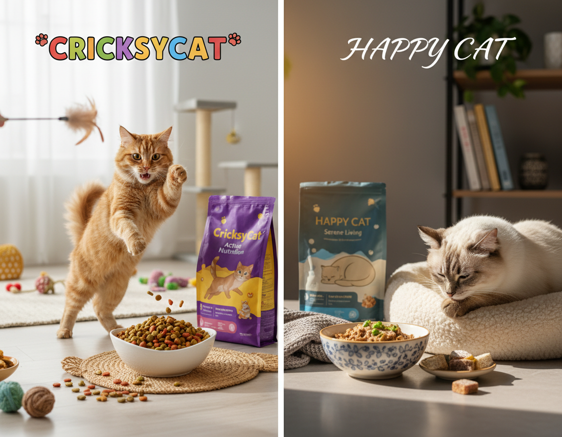razmerje med ceno in kakovostjo CricksyCat vs Happy Cat