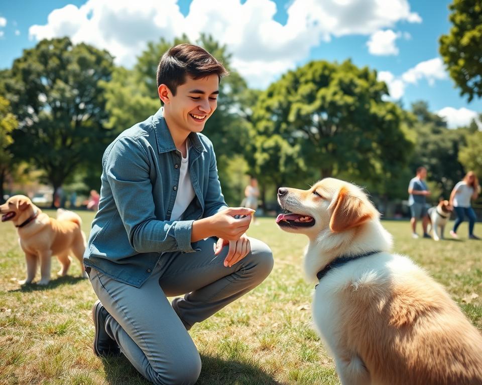 razvijajoči se skrbnik psa