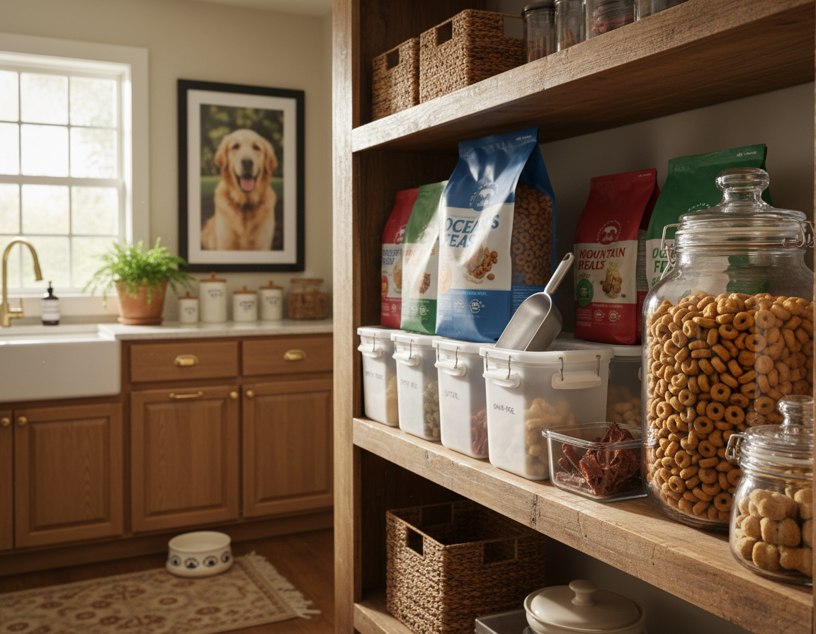 Zakaj ni vseeno, kje shranjuješ pasjo hrano?