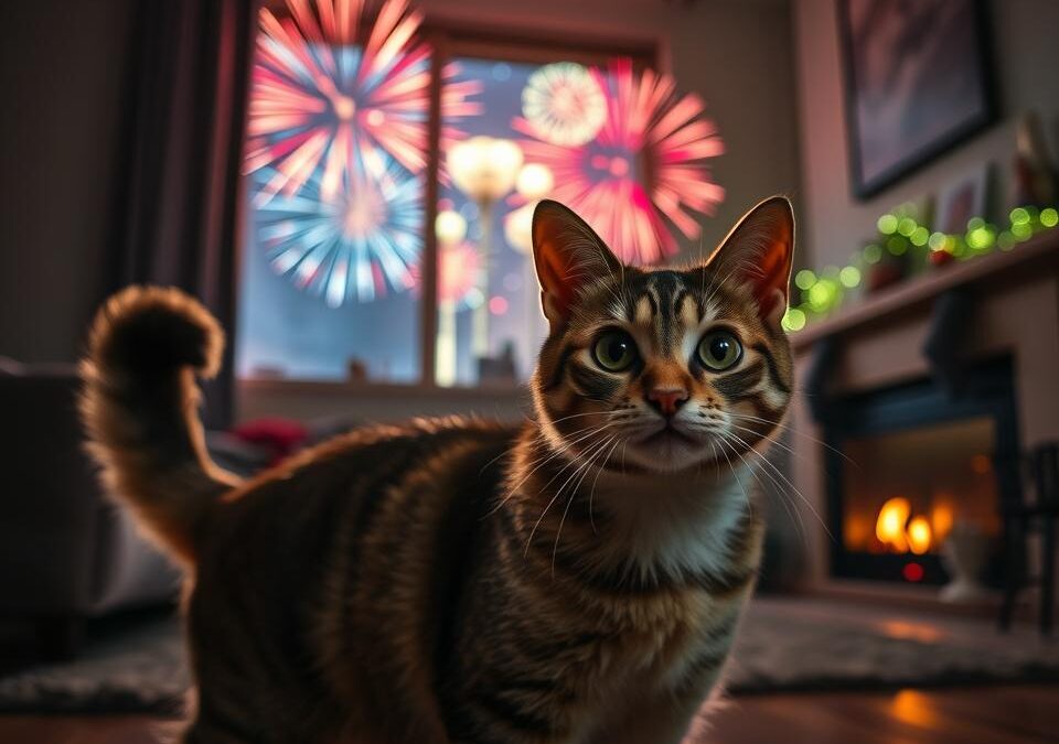 Silvestrske nevarnosti za mačke – skrite težave