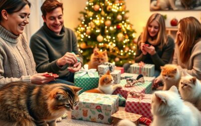 Igra izmenjave daril za ljubitelje mačk – gradnja skupnosti med prazniki