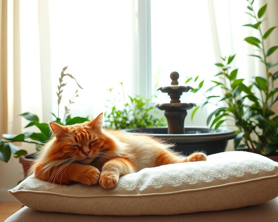 sproscanje-macke-z-naravnimi-zvoki sproščanje mačke z naravnimi zvoki