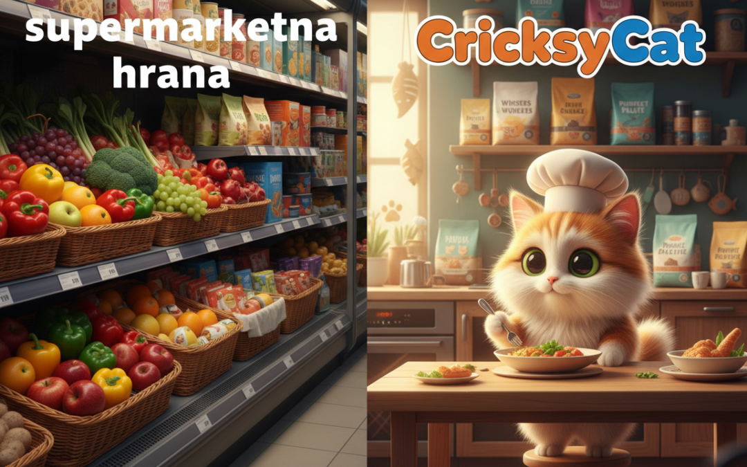 Supermarketna hrana in CricksyCat – skrite razlike