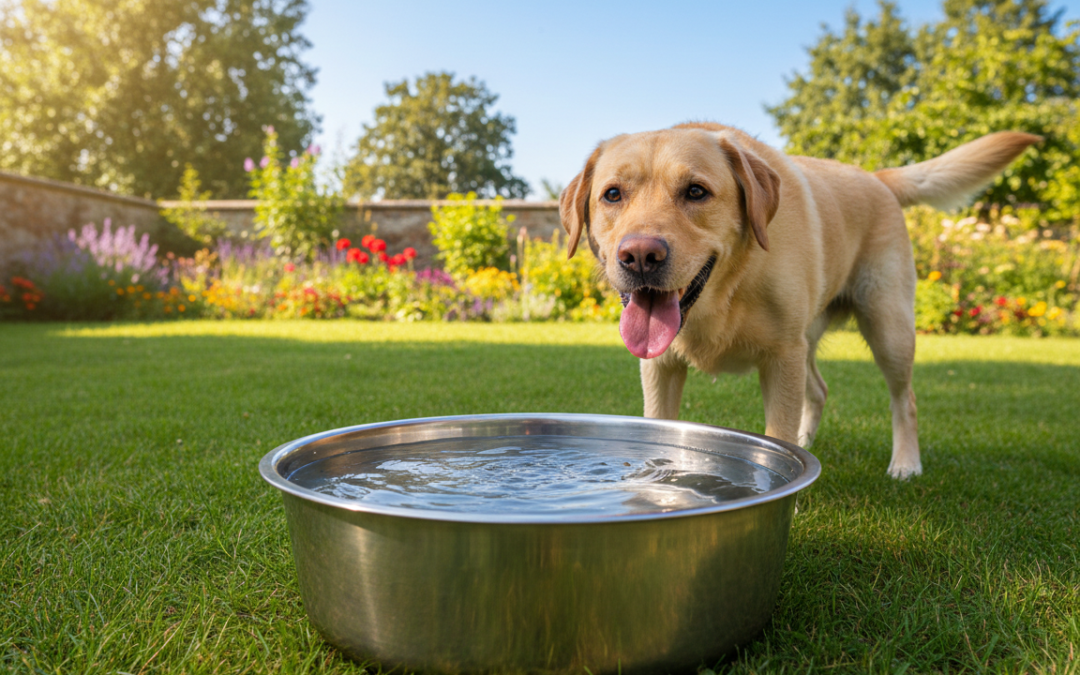 Zakaj je pomembno, da ima pes stalno na voljo svežo vodo?