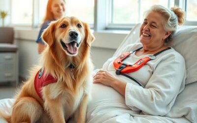 CriskyDog spletni časopis 17 Terapevtski pasji obiski v bolnišnicah – Vse, kar moraš vedeti o tem!