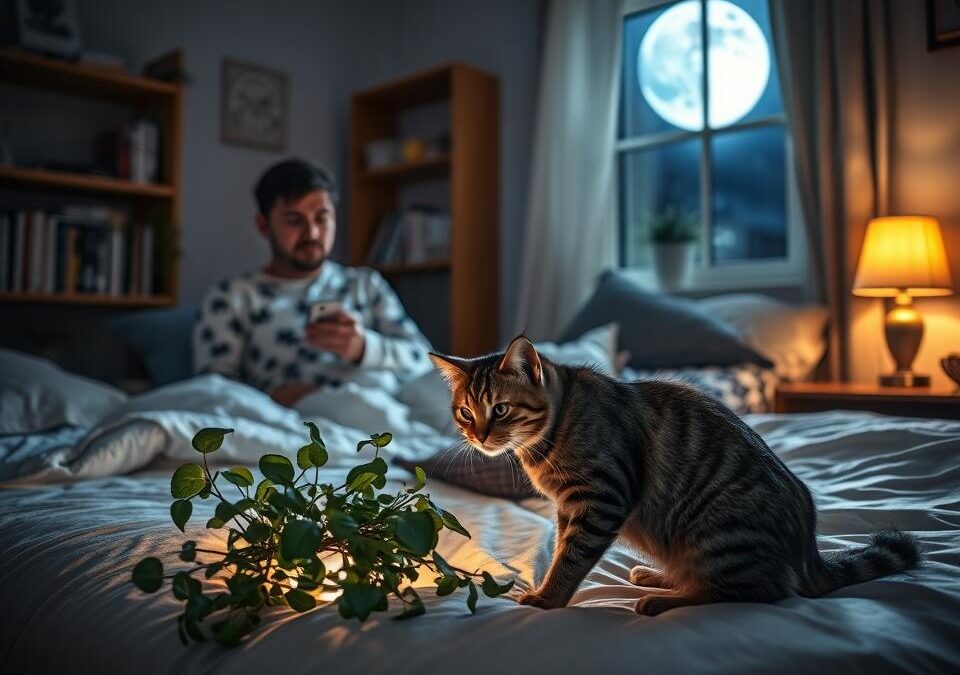 Težave z nočnim vedenjem mačke – Vse, kar moraš vedeti o tem!