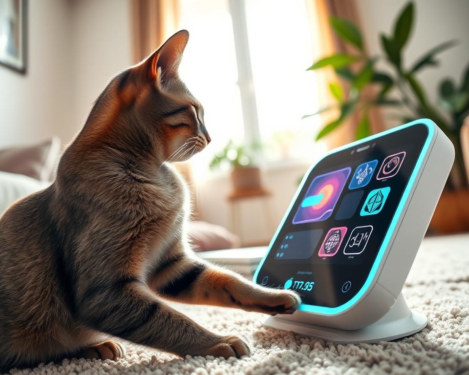 trening mačke, ki temelji na umetni inteligenci