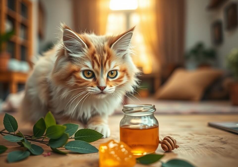 Uporaba medu in propolisa pri mačkah – Vse, kar moraš vedeti o tem!