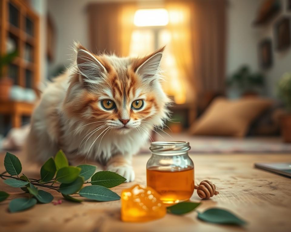 Uporaba medu in propolisa pri mačkah – Vse, kar moraš vedeti o tem!