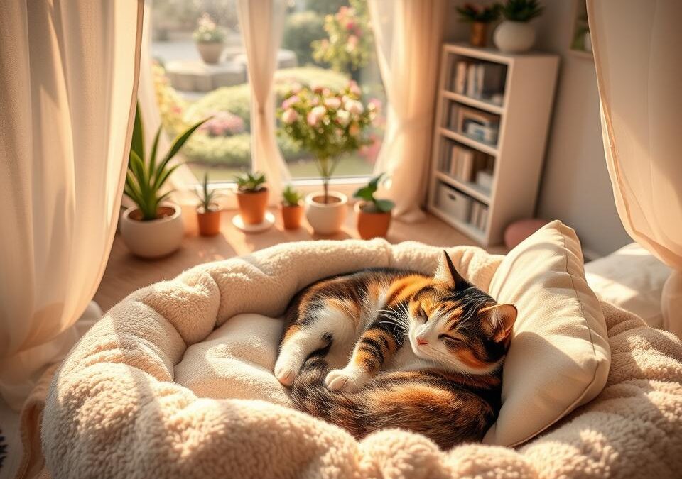 Ustvarjanje mirnega okolja za spanje mačke – Vse, kar moraš vedeti o tem!