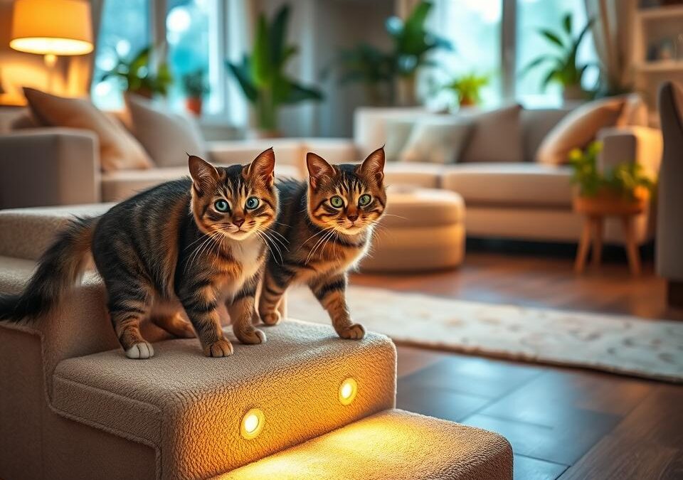 Varna uporaba stopnic za mačko – Vse, kar moraš vedeti o tem!