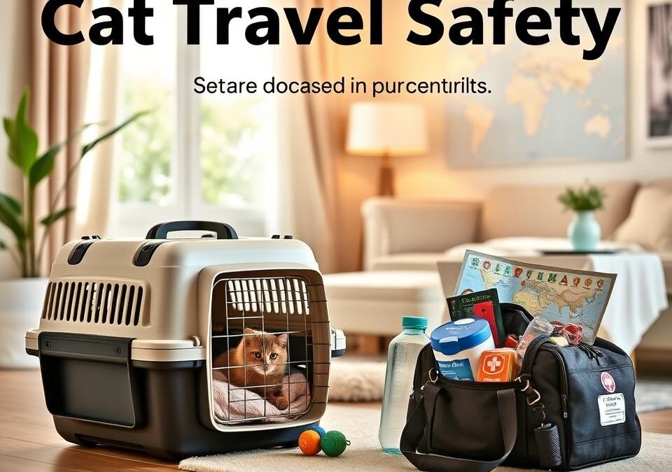 Varnostna oprema za potovanja z mačko – Vse, kar moraš vedeti o tem!