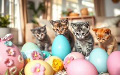 Velikonočni okraski, varni za mačke – tako to narediš