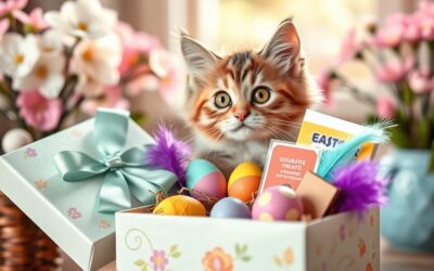 Mačji blog 19 Velikonočna darilna škatla za mačko – kaj dati vanjo?