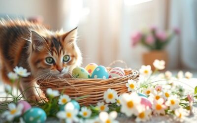 Mačji blog 16 Mačka in velikonočno polivanje – velikonočni vodič za preživetje