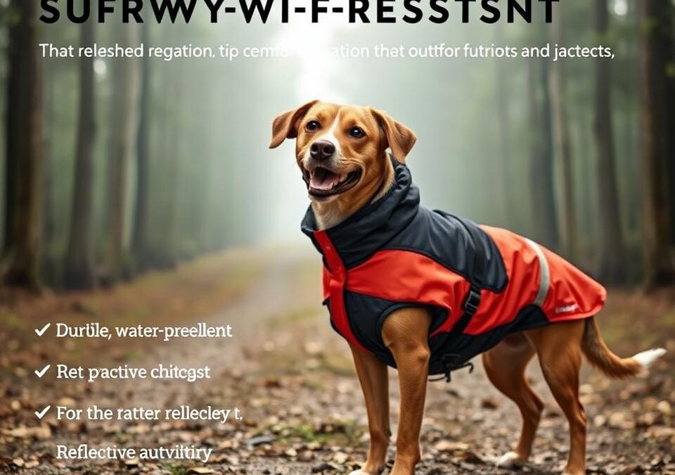 Veterno odporna pasja jakna – Vse, kar moraš vedeti o tem!