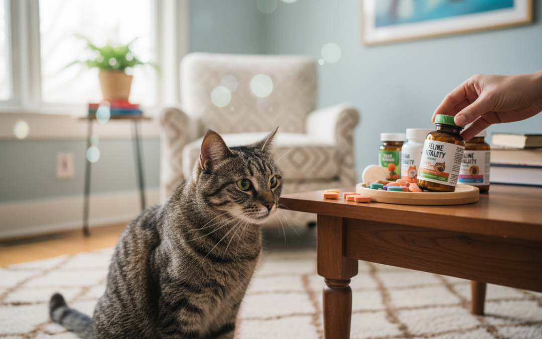 Učinki vitaminske kure Twinky pri starejši mački