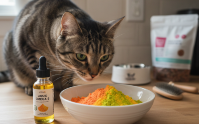 Vitamini v prahu ali v oljni obliki – kaj mačka bolje sprejme?