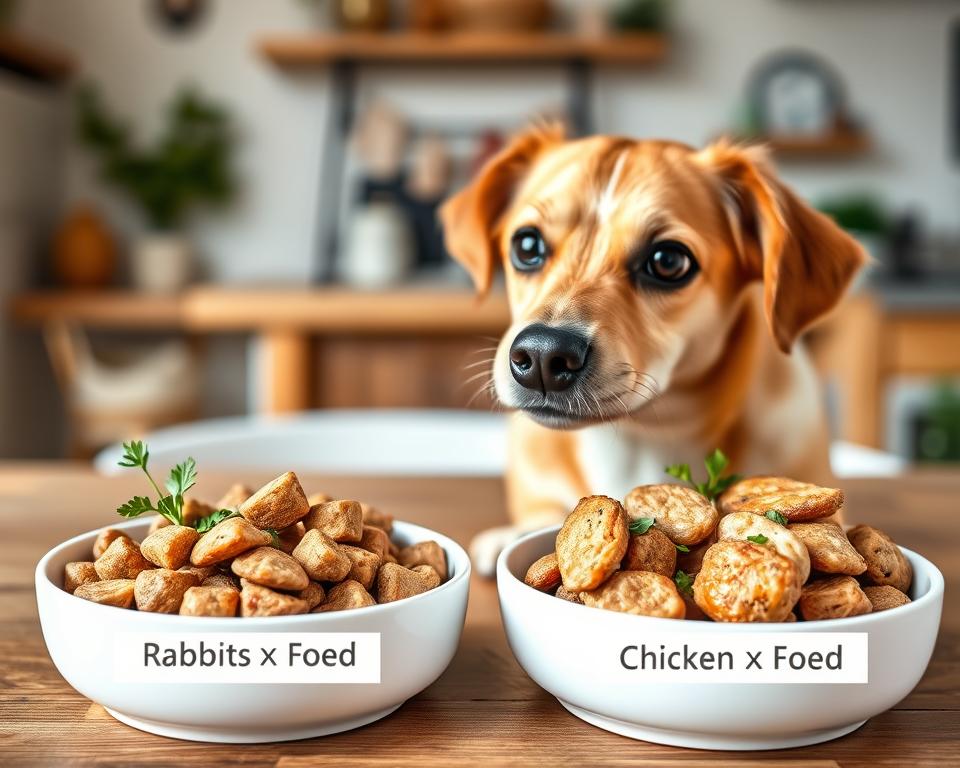 zajec vs piščančje meso za alergičnega psa