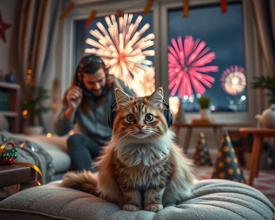 zaščita mačke pred petardami