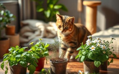 Mačji blog 24 Zelišča s pomirjevalnim učinkom za mačke – Vse, kar moraš vedeti o tem!
