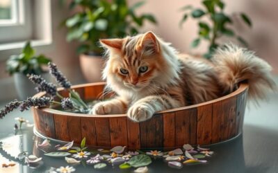 Mačji blog 23 Zeliščno kopanje mačke – Vse, kar moraš vedeti o tem!