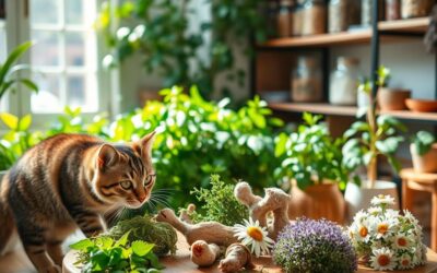 Mačji blog 17 Zeliščno zdravljenje za mačke – Vse, kar moraš vedeti o tem!