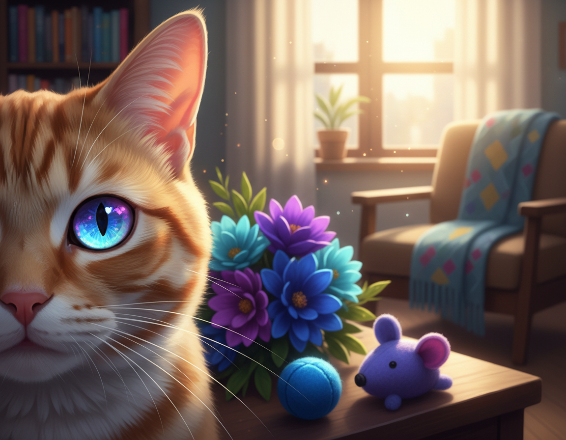 barvni-vid-pri-mackah barvni vid pri mačkah