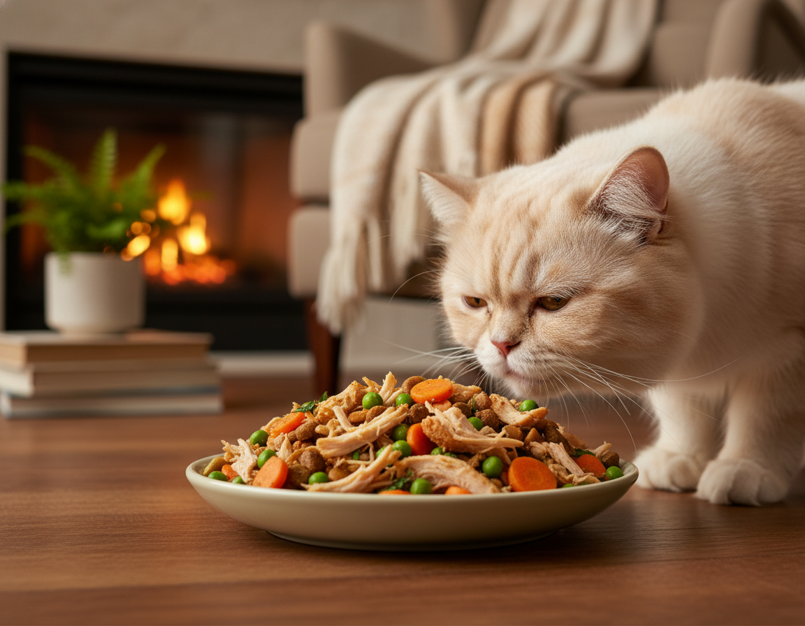 brezžitna hrana za mačke