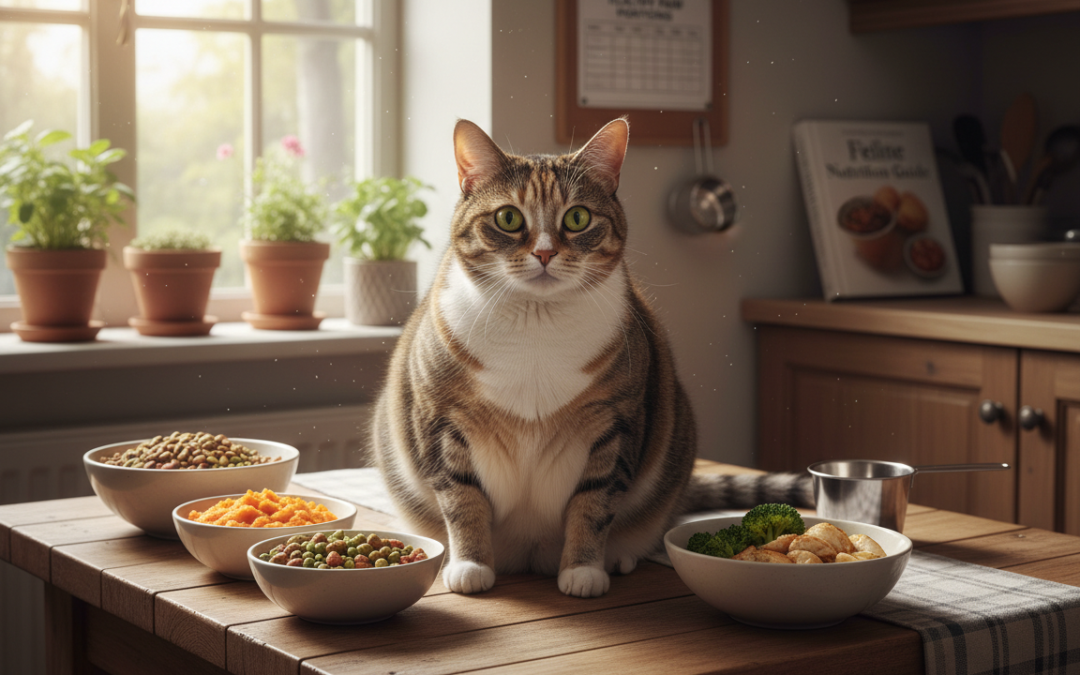 Dieta proti prekomerni telesni teži pri mački – Vse, kar moraš vedeti o tem!