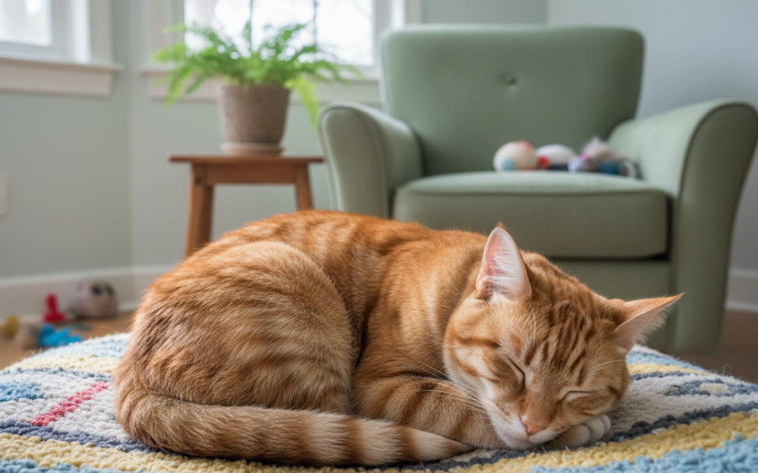 Dnevne spalne navade mačke – Vse, kar moraš vedeti o tem!