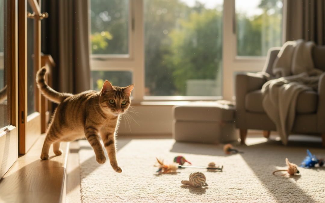 Dnevni vrhunci aktivnosti mačke – Vse, kar moraš vedeti o tem!