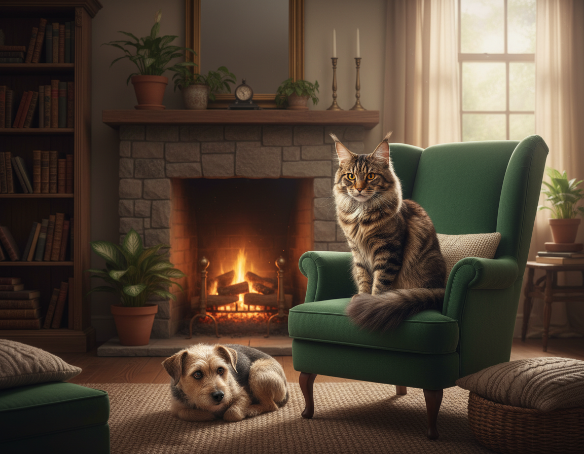 dominanca mačke v gospodinjstvu