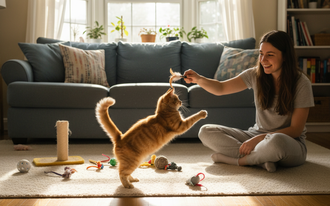 Igriva komunikacija mačke – Vse, kar moraš vedeti o tem!