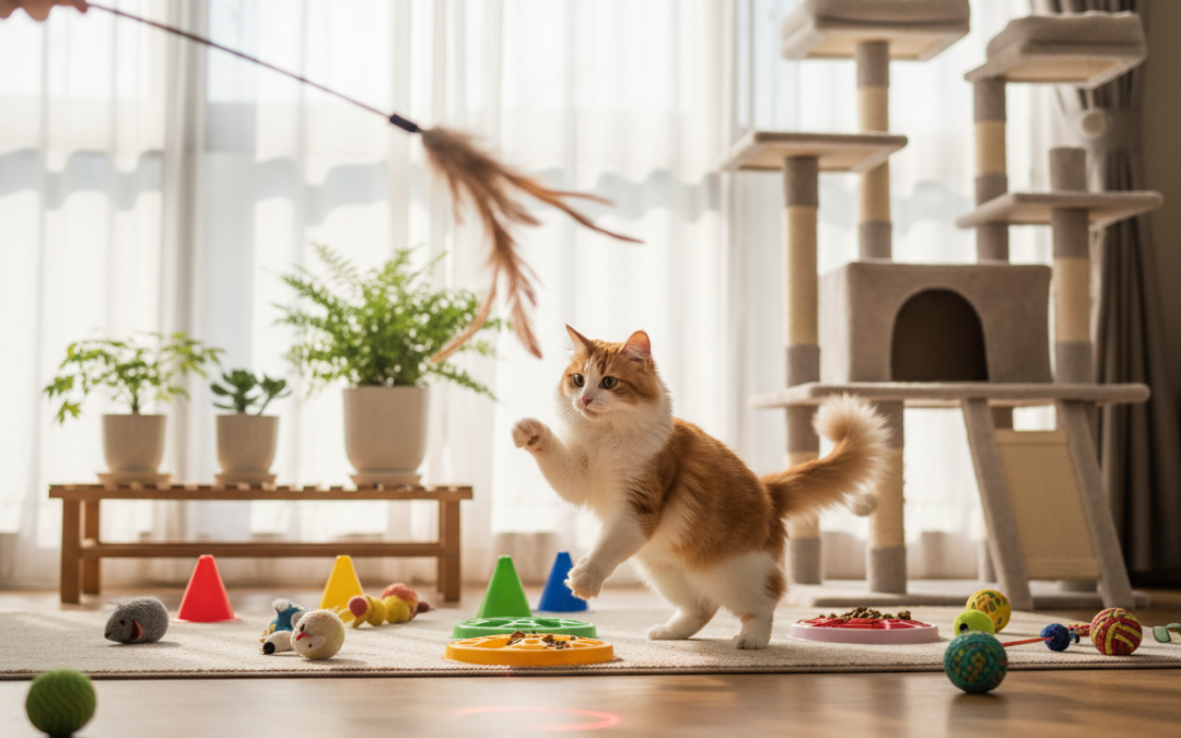 Interaktivni trening za mačke – Vse, kar moraš vedeti o tem!