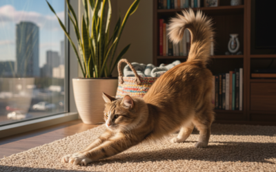 Jutranje navade mačke – Vse, kar moraš vedeti o tem!