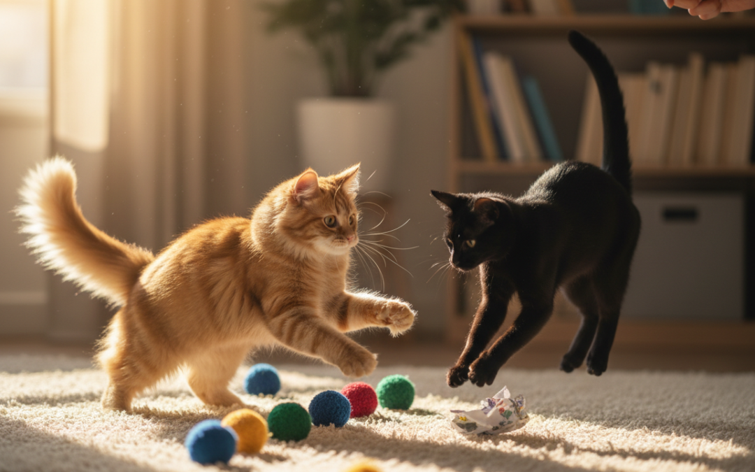 Kombinacija igre in gibanja pri mački – Vse, kar moraš vedeti o tem!