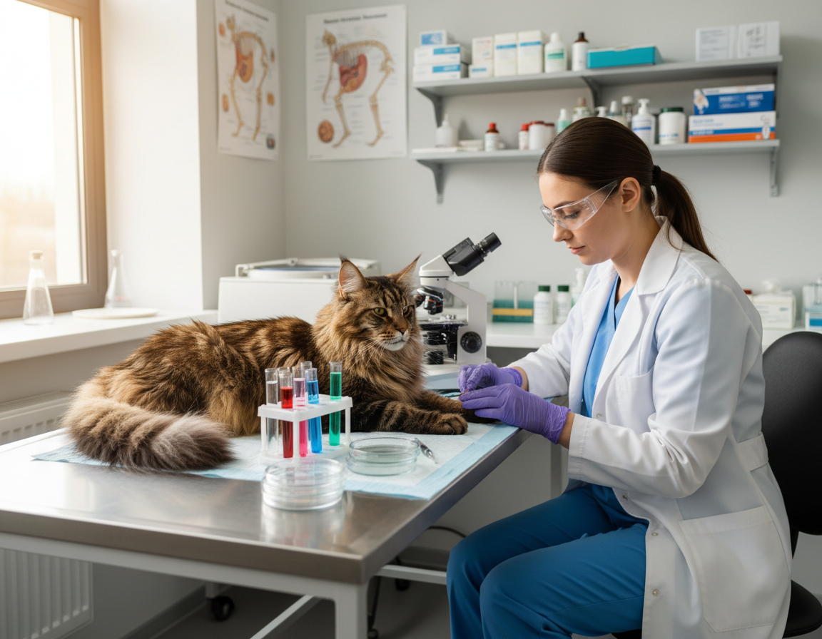 laboratorijske preiskave pri mačkah