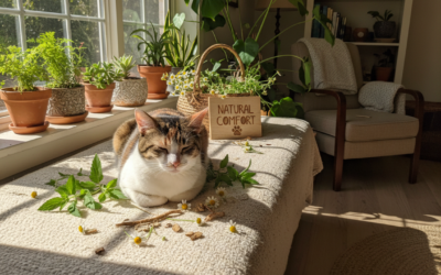 Mačji blog 21 Lajšanje bolečin pri mački z zelišči – Vse, kar moraš vedeti o tem!