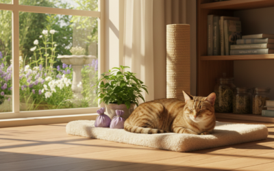 Mačji blog 23 Lajšanje stresa pri mački z naravnimi metodami – Vse, kar moraš vedeti o tem!