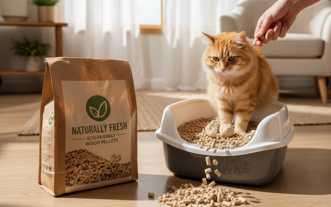 Mačja stelja iz lesenih peletov – Vse, kar moraš vedeti o tem!