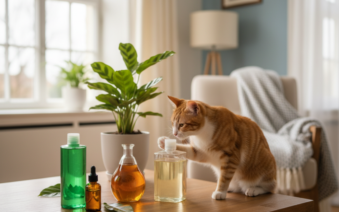 Naravna razkužila za mačke – Vse, kar moraš vedeti o tem!