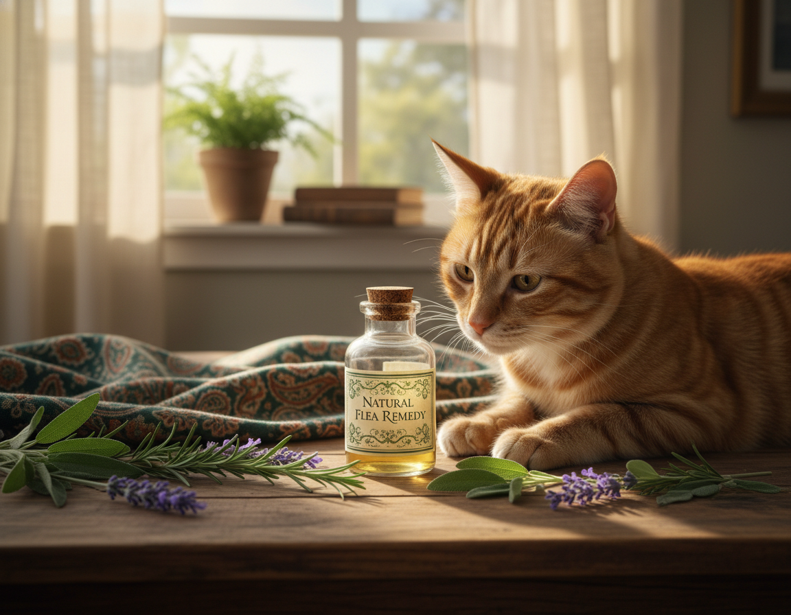 Naravno sredstvo proti bolham za mačke – Vse, kar moraš vedeti o tem!