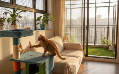 Nasveti za varnost mačke v stanovanju – Vse, kar moraš vedeti o tem!