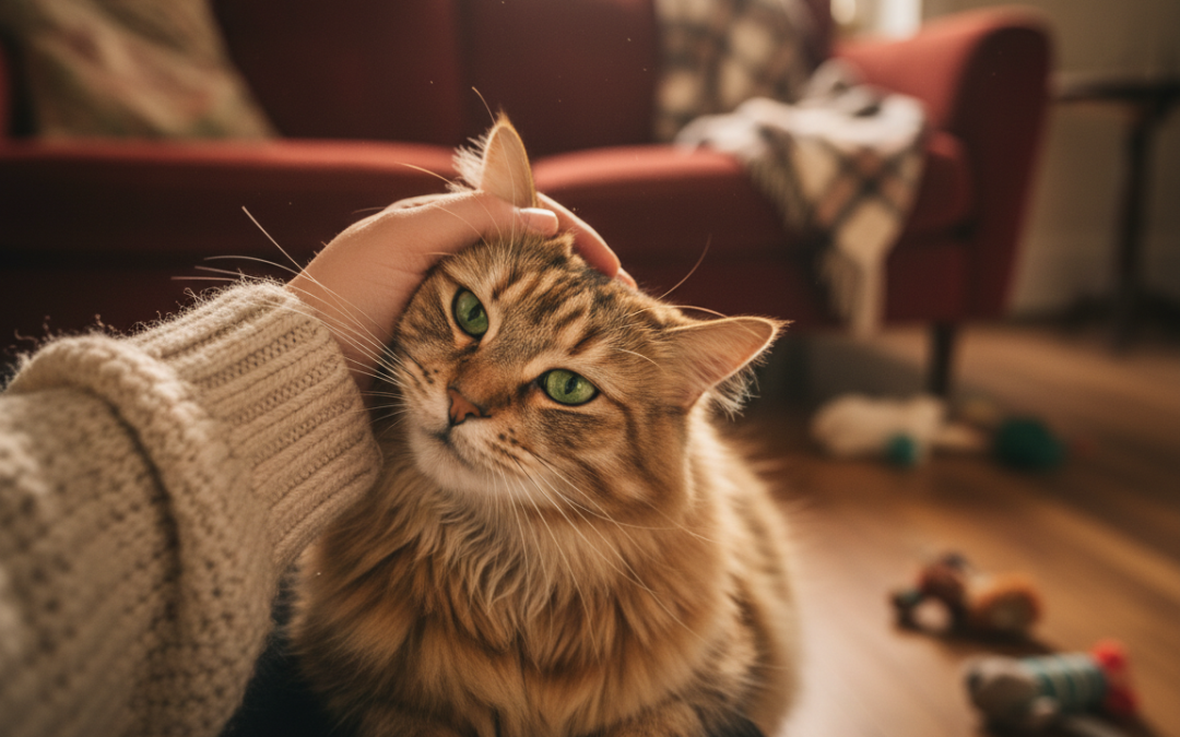 Navajanje mačke na človeški dotik – Vse, kar moraš vedeti o tem!
