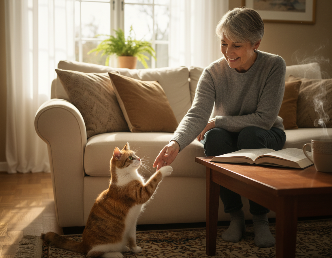 navezanost mačke na skrbnika