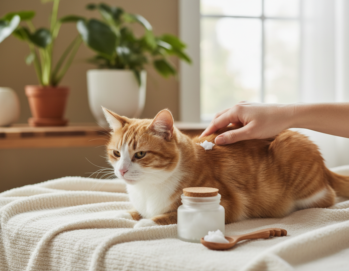 Nega kože mačke s kokosovim oljem – Vse, kar moraš vedeti o tem!