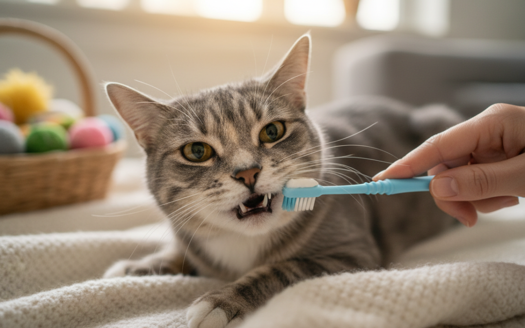 Nega zob starejše mačke – Vse, kar moraš vedeti o tem!