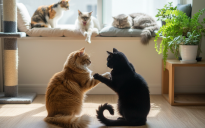 Odnos mačke z drugimi mačkami – Vse, kar moraš vedeti o tem!