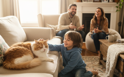 Odnosi mačke z družinskimi člani – Vse, kar moraš vedeti o tem!
